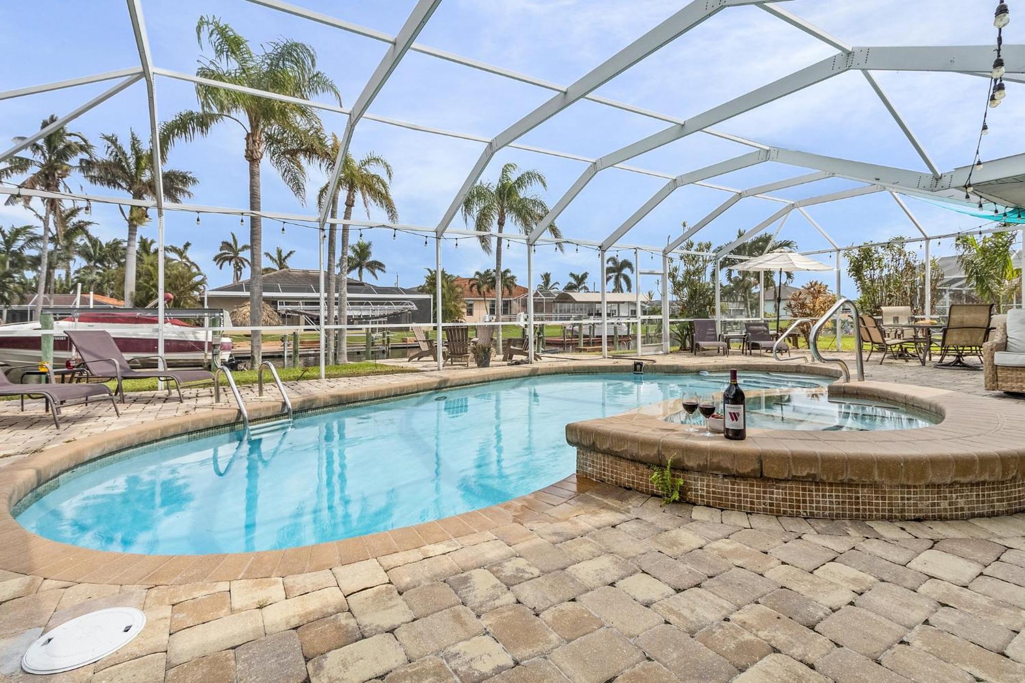 Villa Boating & Fishing Enthusiasts, Heated Pool And Spa, Bicycles - Latitude Adjustment - Roelens à Cape Coral Extérieur photo