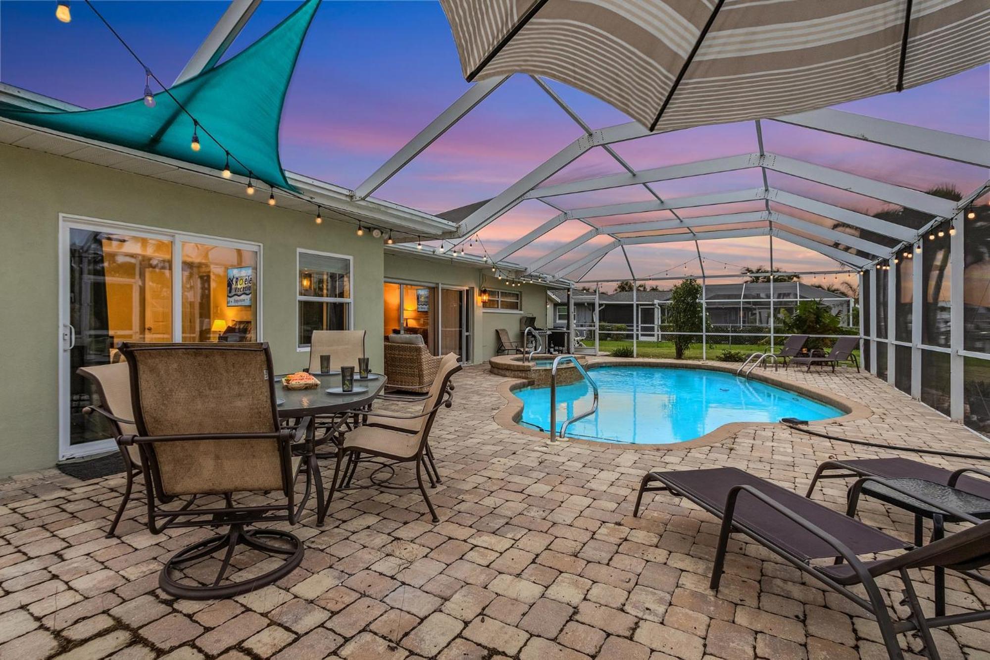 Villa Boating & Fishing Enthusiasts, Heated Pool And Spa, Bicycles - Latitude Adjustment - Roelens à Cape Coral Extérieur photo