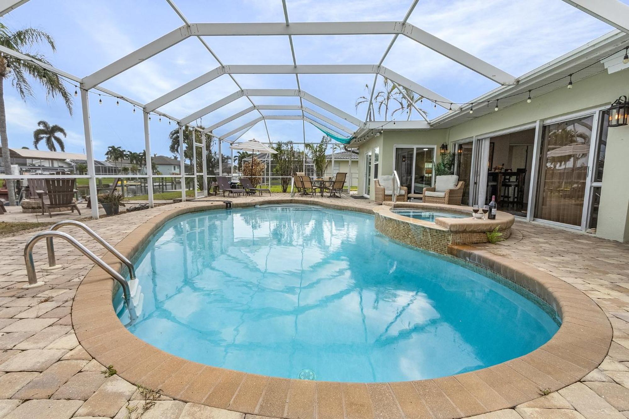 Villa Boating & Fishing Enthusiasts, Heated Pool And Spa, Bicycles - Latitude Adjustment - Roelens à Cape Coral Extérieur photo